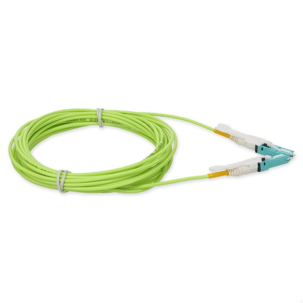 Add-On 3M CS MALE TO CS MALE STRAIGHT LIME GREEN OM5 DUPLEX FIBER OFNR RISER ADD-CS-CS-3M5OM5 - main